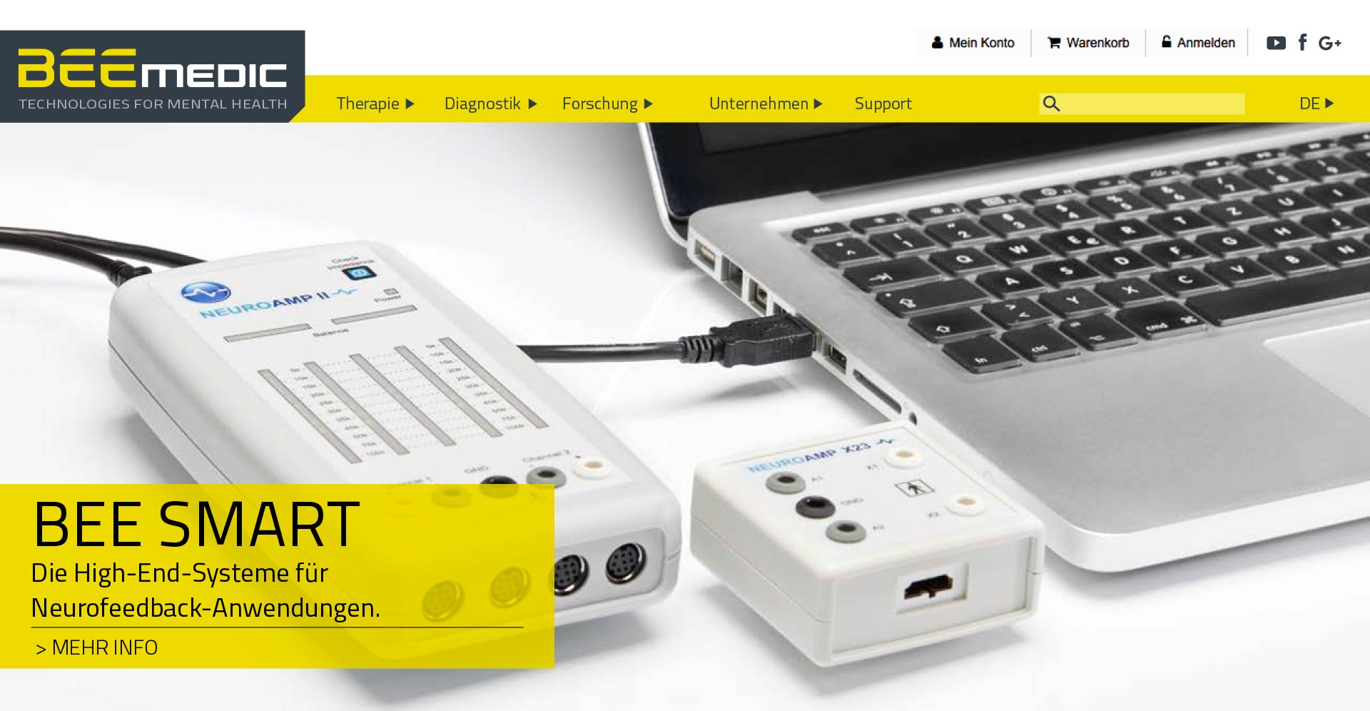 Floez Design Agentur für BeeMedic - Webseite Vorschaubild 3