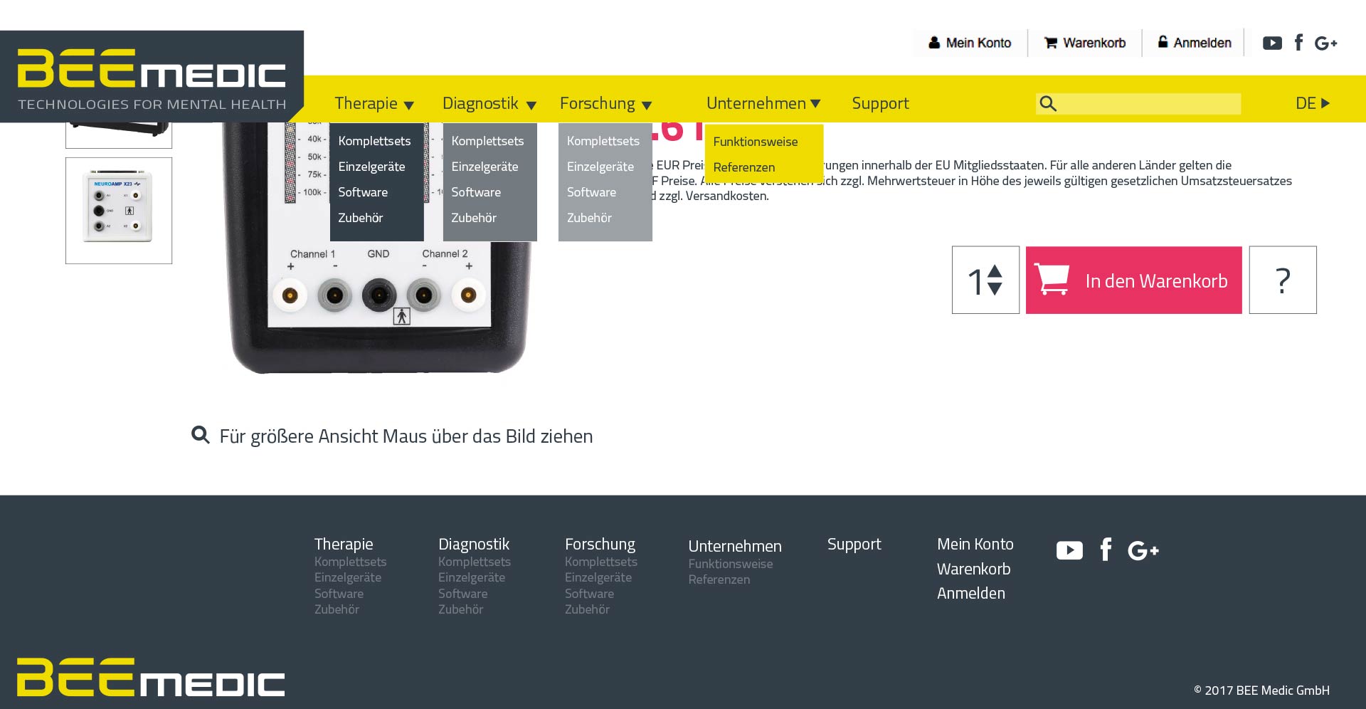 BeeMedic - Corporate Design und Web Design